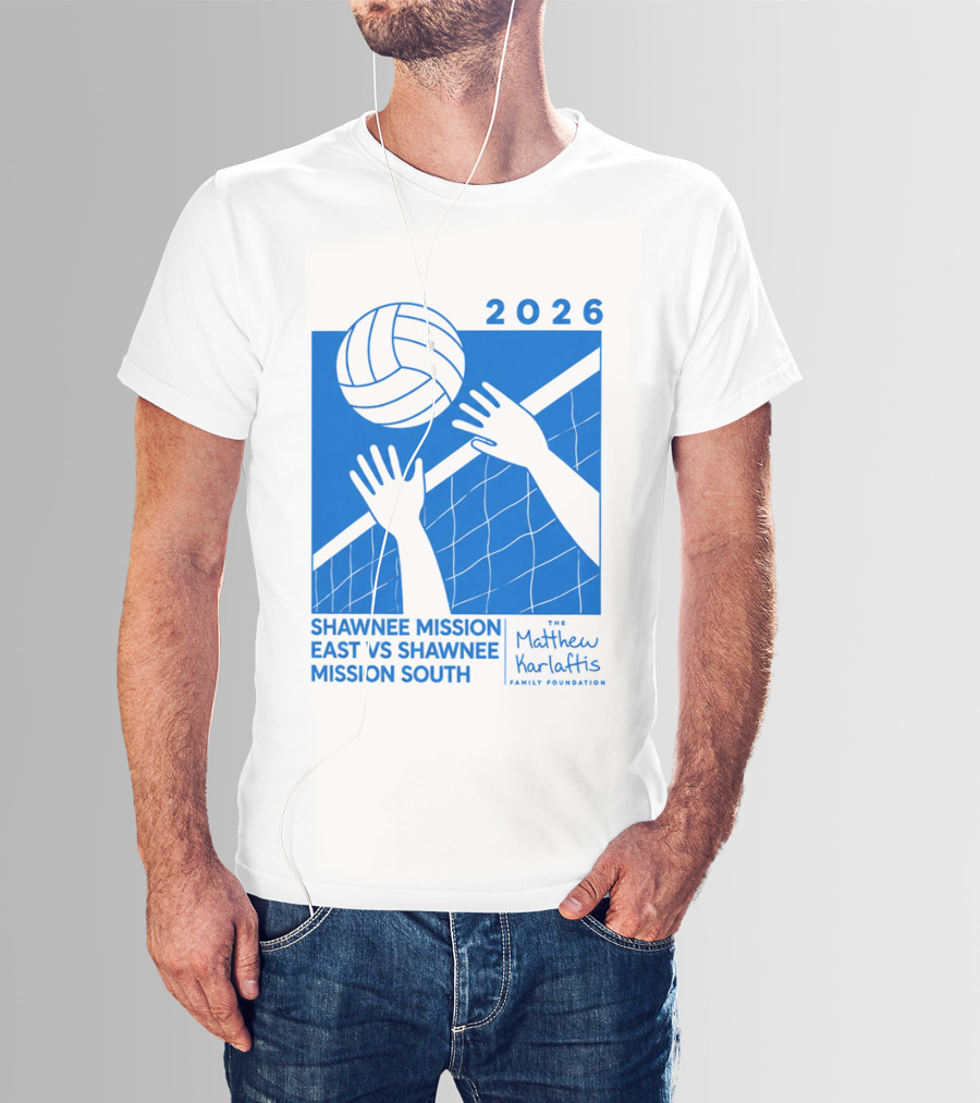 Shawnee Mission East Vs Shawnee Mission South Volleyball 2026 T-Shirt