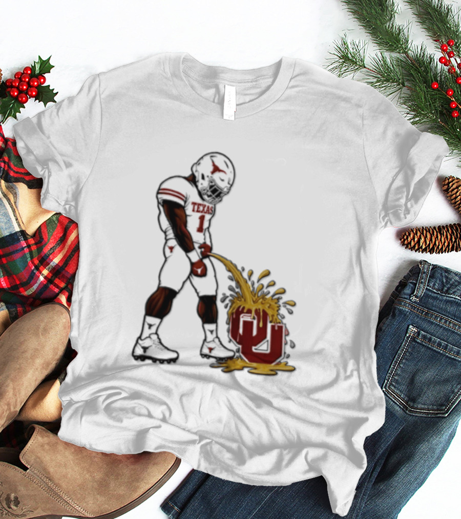 Colin Simmons Texas Football Rivalry With Oklahoma Sooners T-Shirt