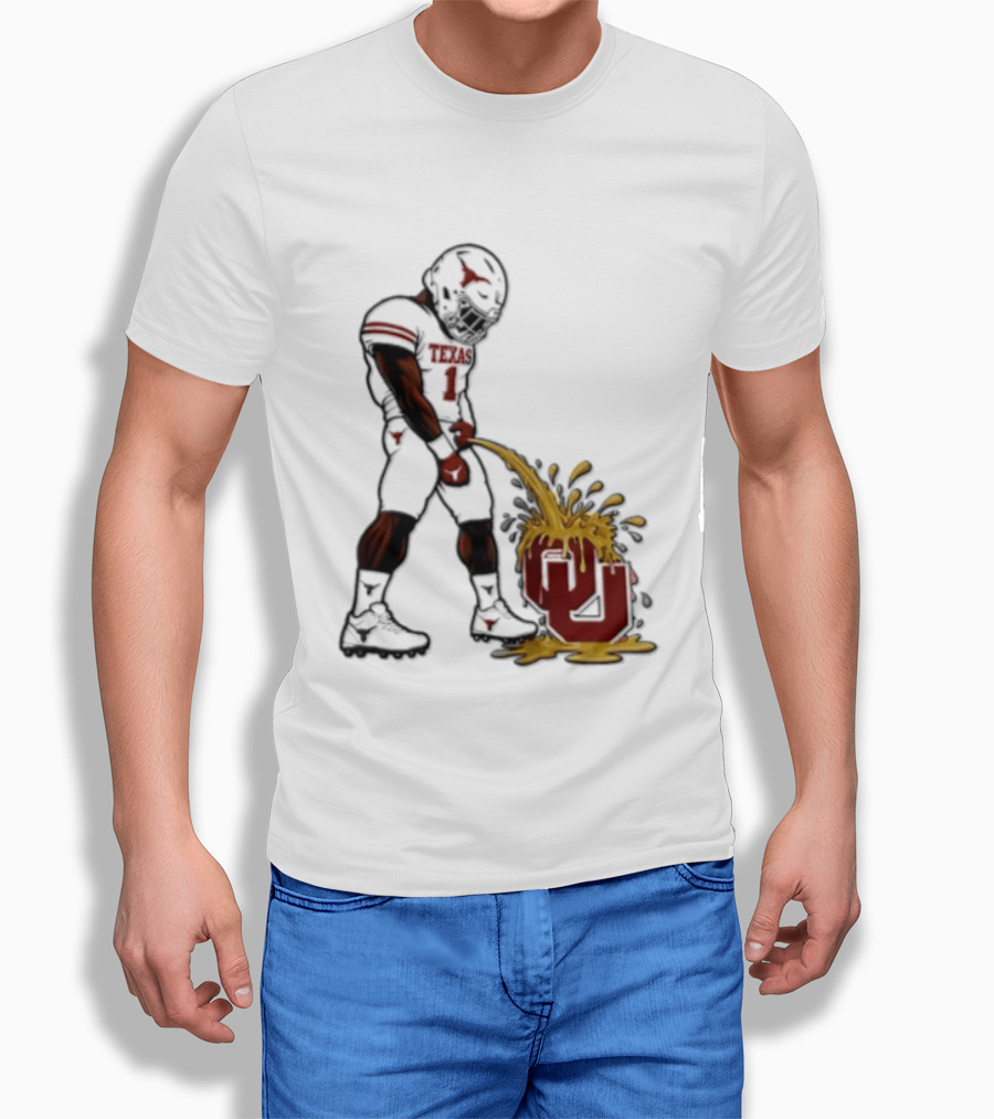 Colin Simmons Texas Football Rivalry With Oklahoma Sooners T-Shirt
