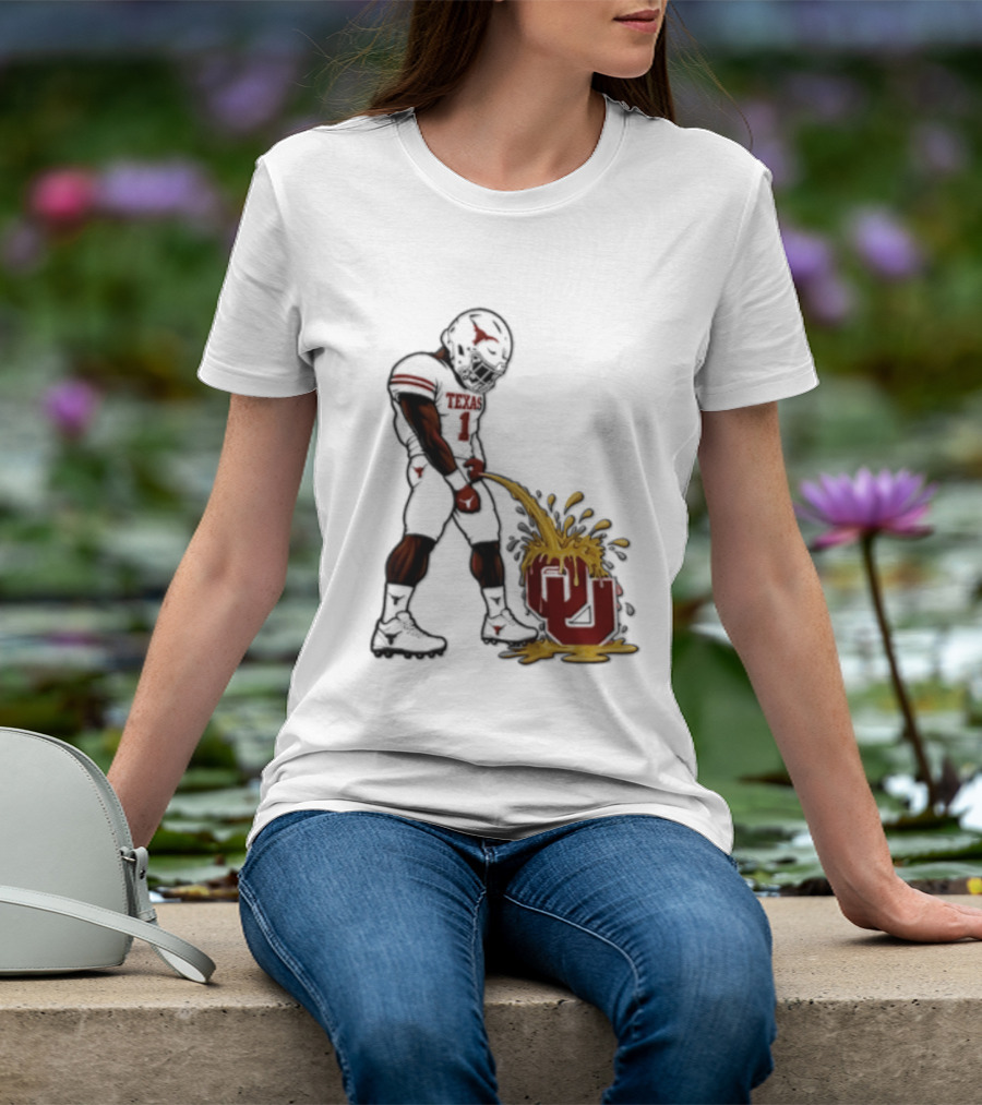 Colin Simmons Texas Football Rivalry With Oklahoma Sooners T-Shirt
