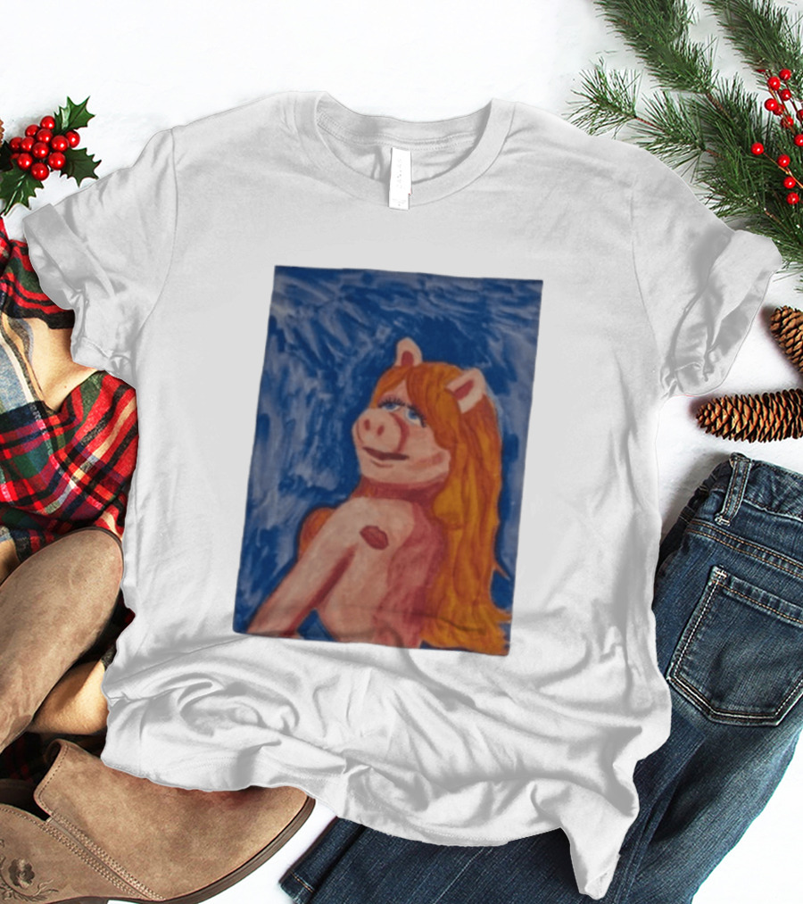 Miss Piggy Carpenter Painting The Muppets Miss Piggy Venus T-Shirt
