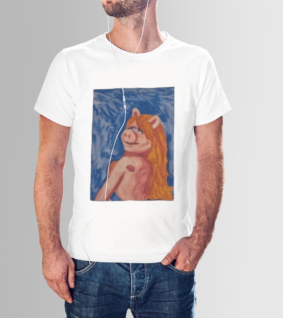 Miss Piggy Carpenter Painting The Muppets Miss Piggy Venus T-Shirt