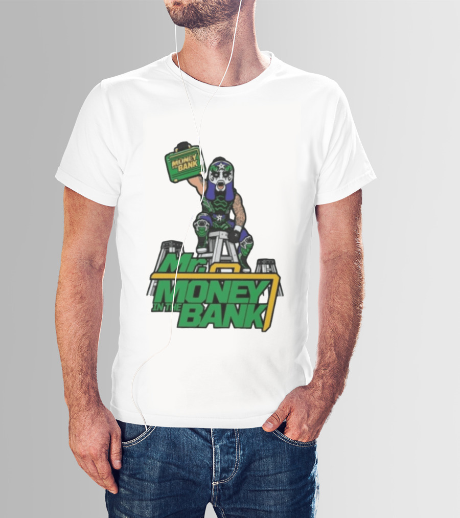 Mr Money In The Bank WWE Ladder Match Wrestling Superstars T-Shirt