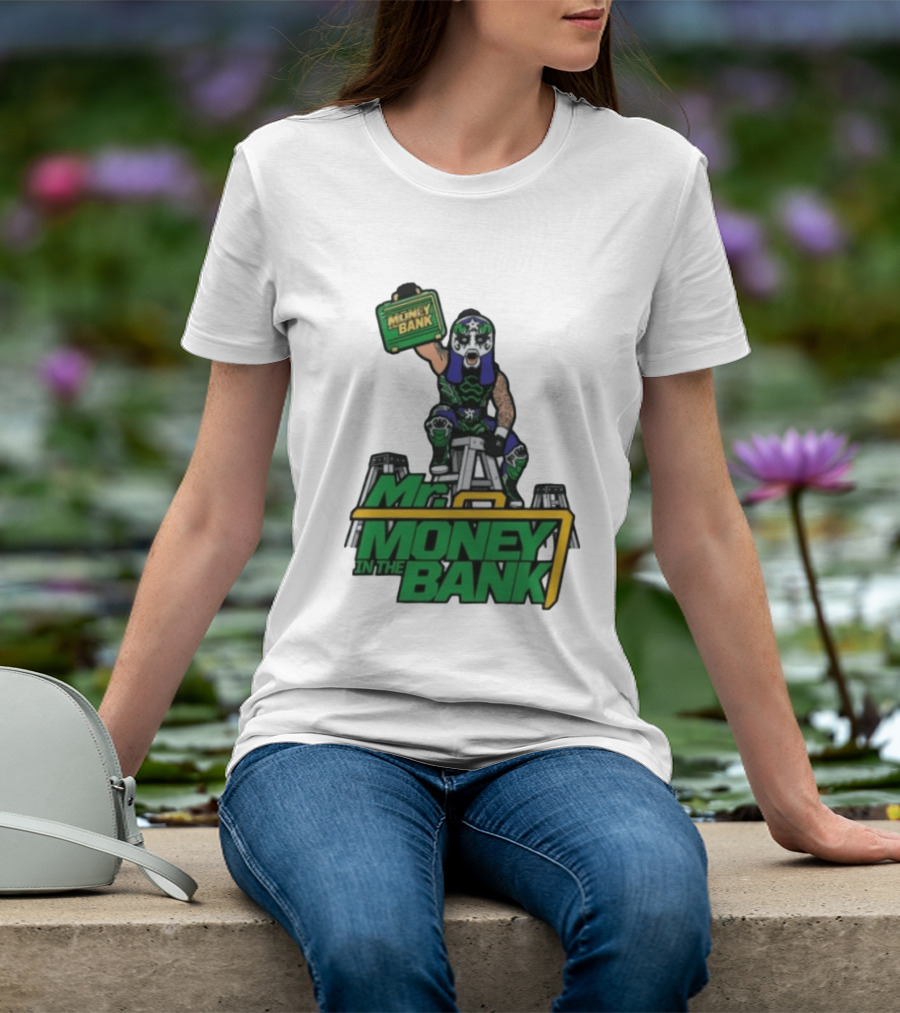 Mr Money In The Bank WWE Ladder Match Wrestling Superstars T-Shirt