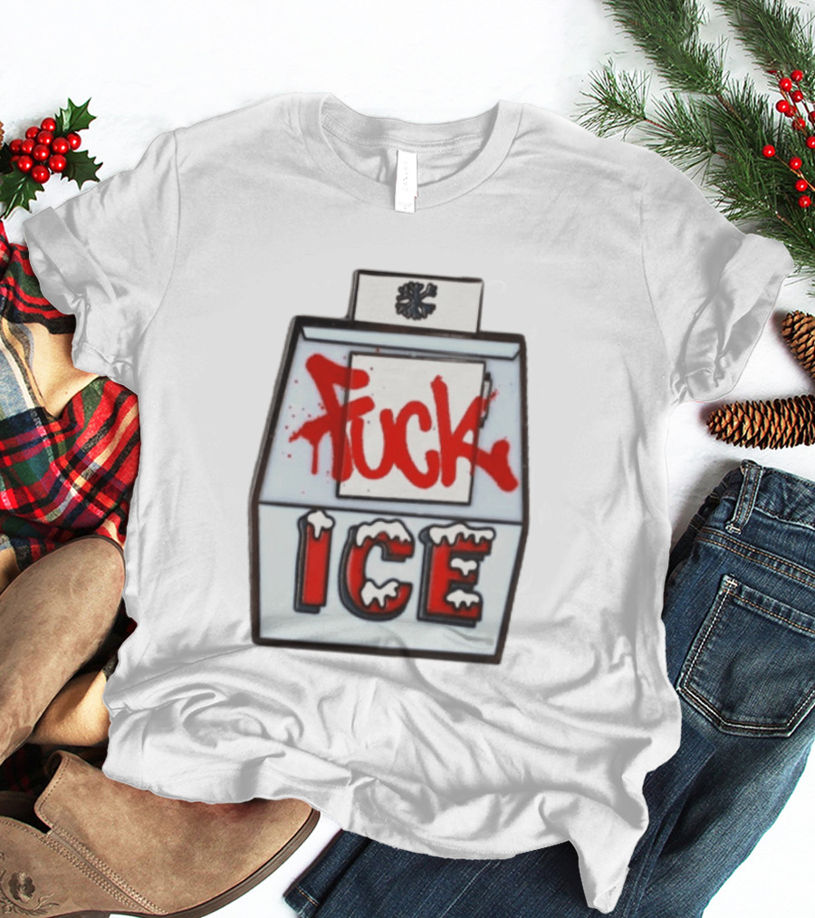Fuck ICE Hard Enamel Protest Pin T-Shirt