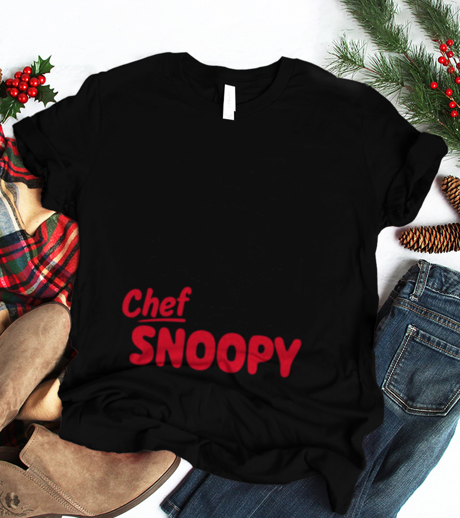 Chef Snoopy Peanuts Cooking Utensils T-Shirt