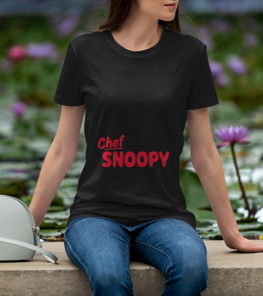 Chef Snoopy Peanuts Cooking Utensils T-Shirt