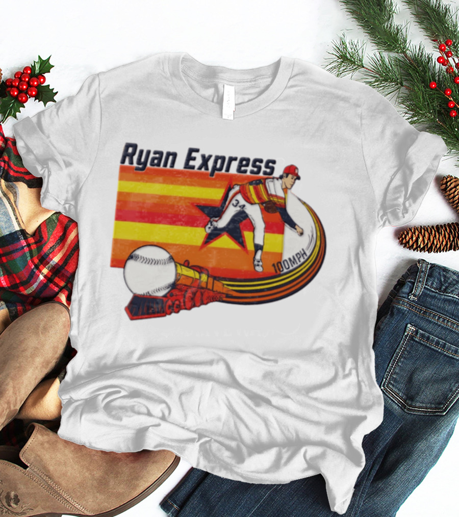 Ryan Express Pitcher 100 MPH Train 34 Star T-Shirt