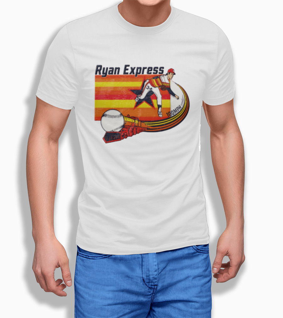 Ryan Express Pitcher 100 MPH Train 34 Star T-Shirt