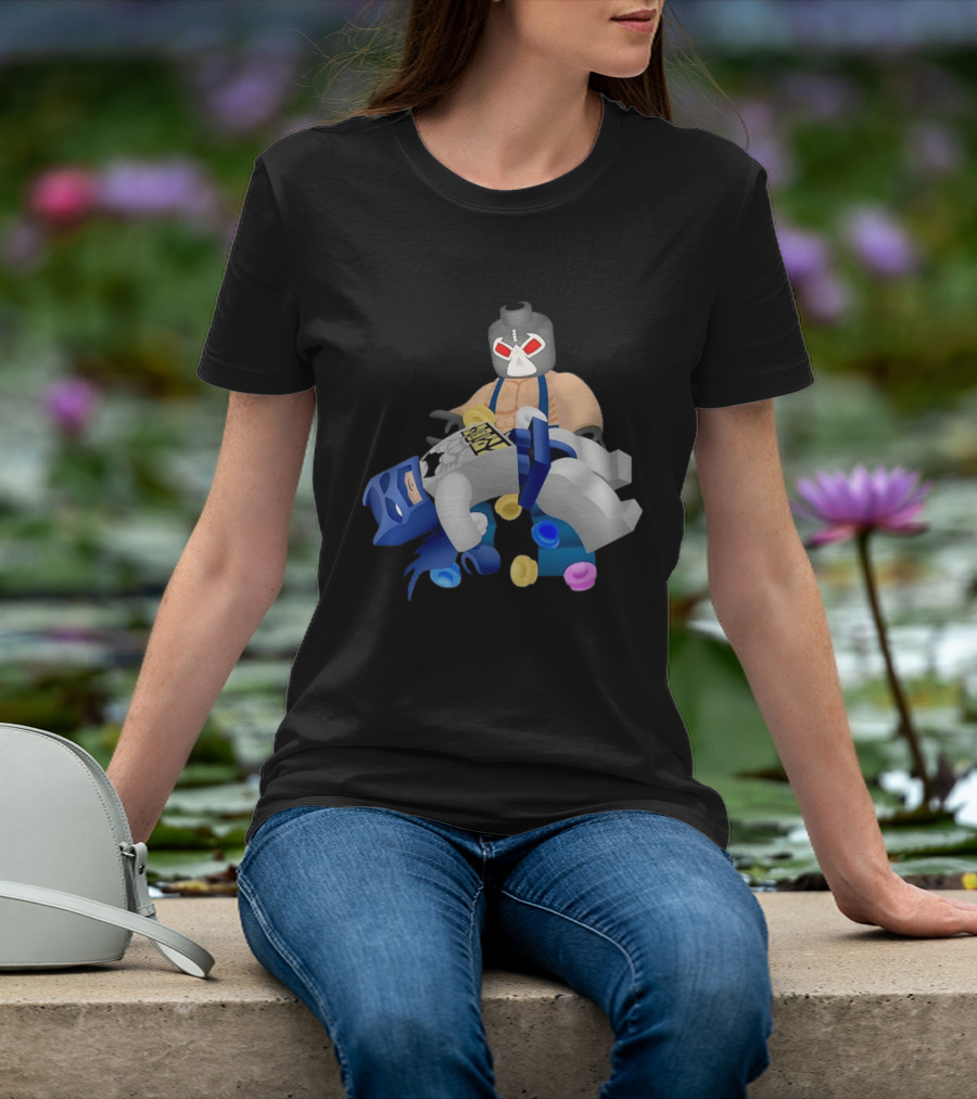 LEGO Bane Breaking Batman DC Comics Minifigure Scene T-Shirt