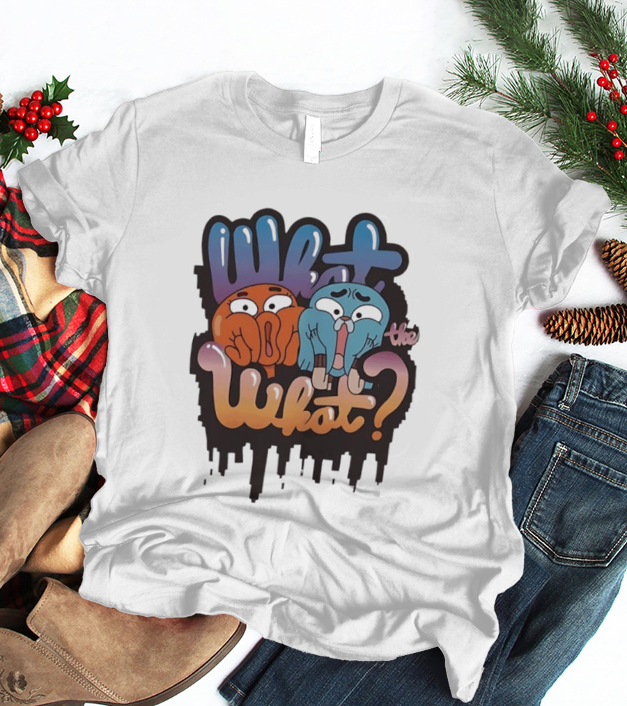 Gumball And Darwin What The What Cartoon Network What The What T-Shirt