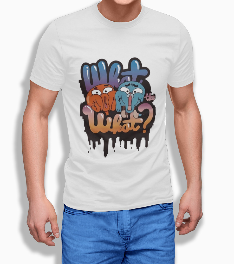 Gumball And Darwin What The What Cartoon Network What The What T-Shirt