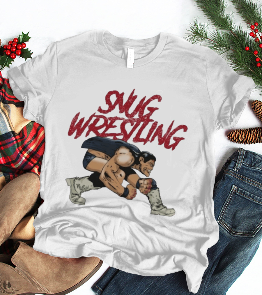 Snug Wrestling Dynamic Grappler Stance Professional Wrestler T-Shirt