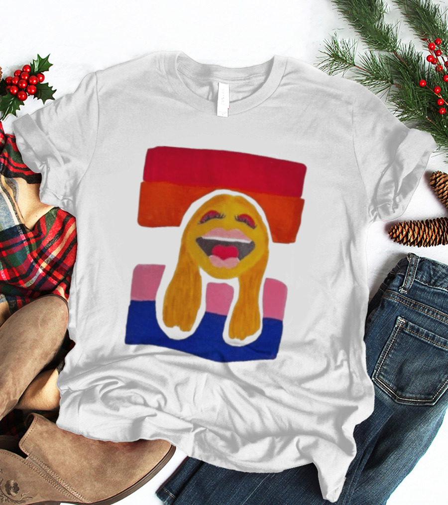Janice Muppet Character With Lesbian Pride Colors LGBTQ The Muppets T-Shirt