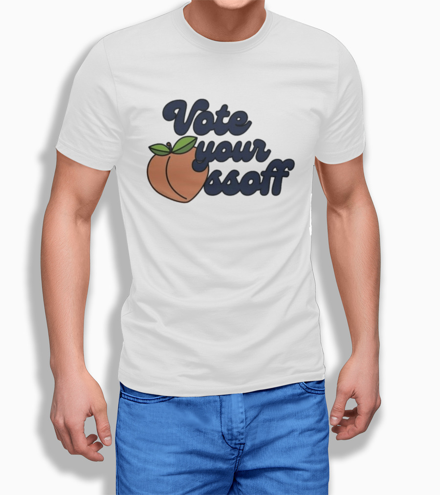 Vote Your Ossoff Peach T-Shirt