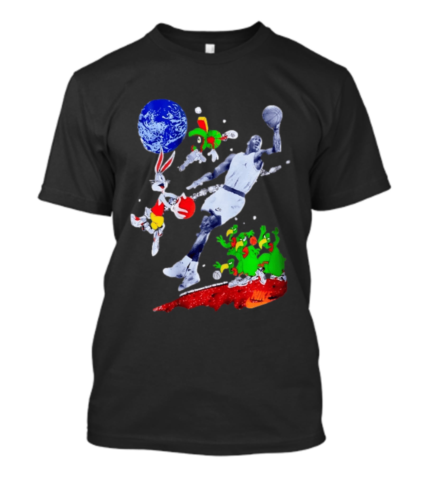 Nike Michael Jordan Looney Tunes Space Jam Basketball Nike T-Shirt