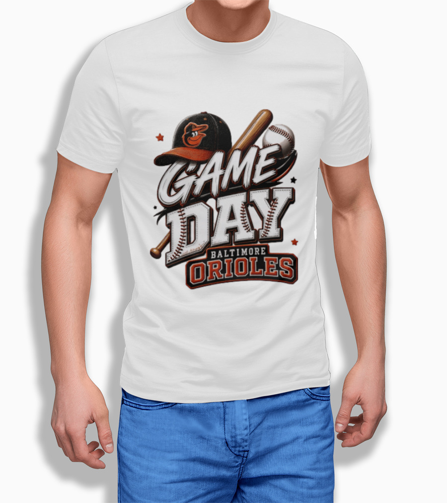 Baltimore Orioles Game Day Baseball MLB 2026 T-Shirt