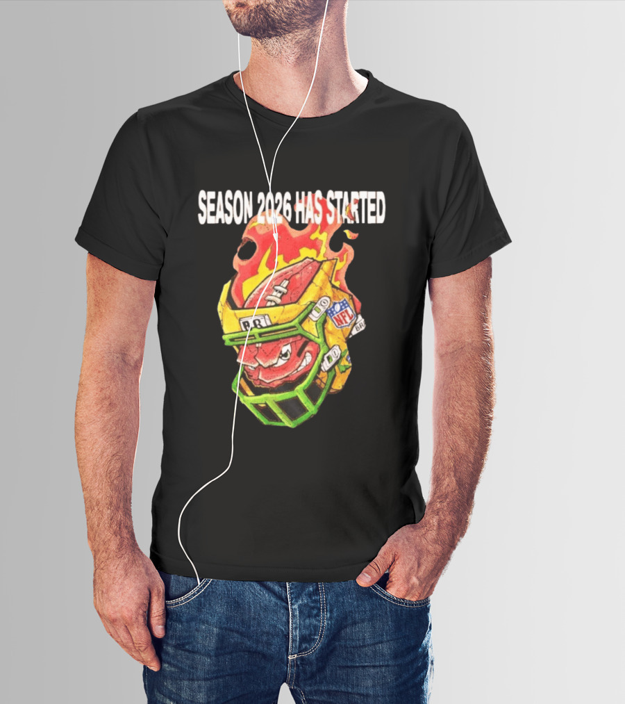 Season 2026 Has Started Football Sports Nfl Brb T-Shirt
