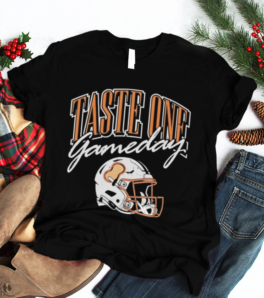 Taste One Gameday Football Helmet Tailgate T-Shirt