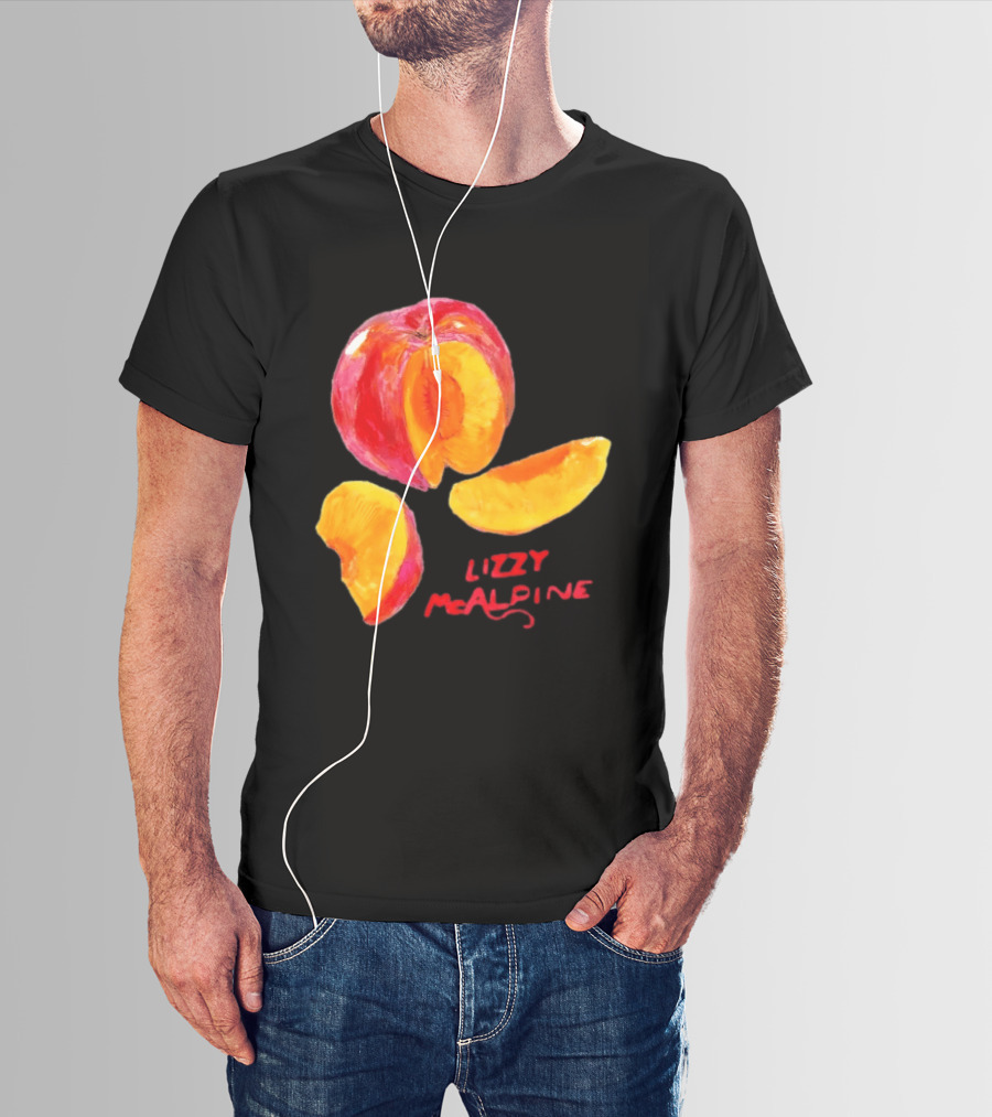 Lizzy McAlpine Peach Indie Folk Singer Songwriter T-Shirt