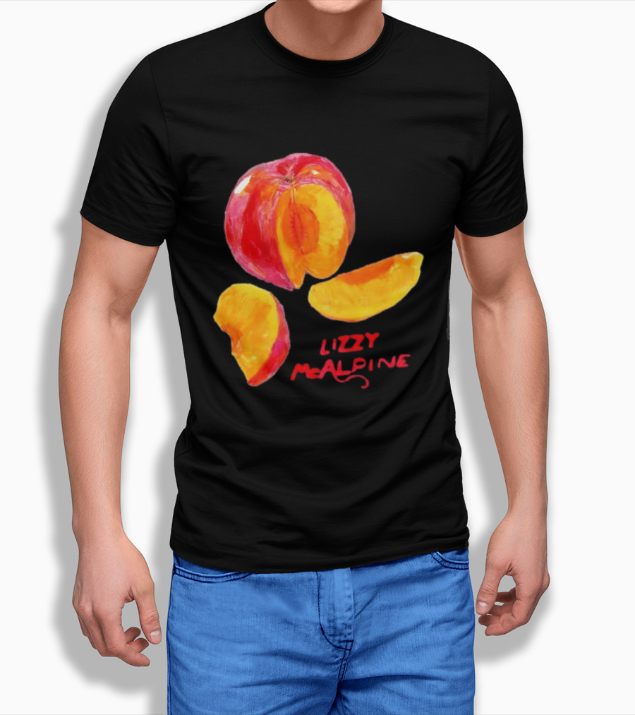 Lizzy McAlpine Peach Indie Folk Singer Songwriter T-Shirt