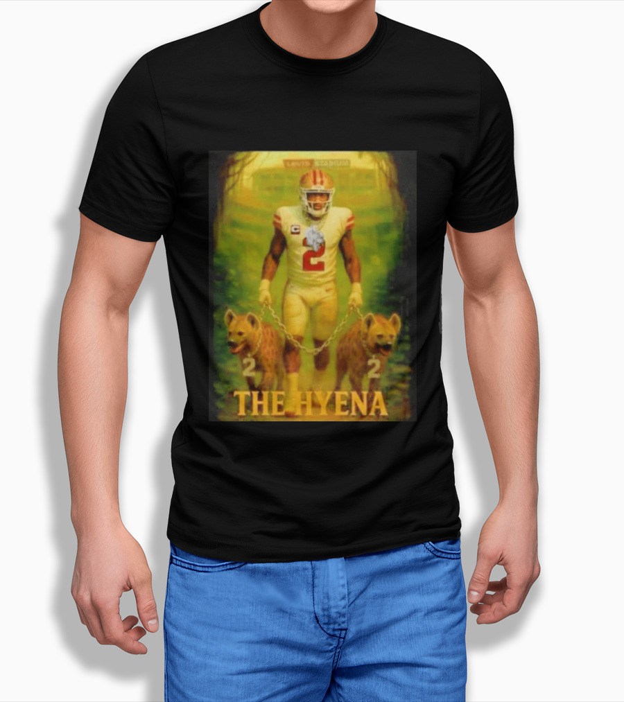 Levi's Stadium Football Player Hyena Number 2 T-Shirt