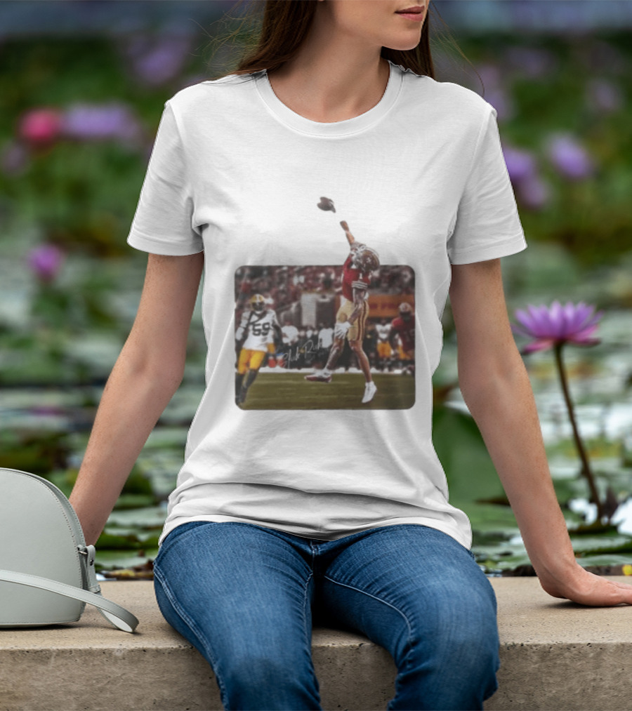 Slick Rick No 1 San Francisco 49ers Football Action Moment T-Shirt