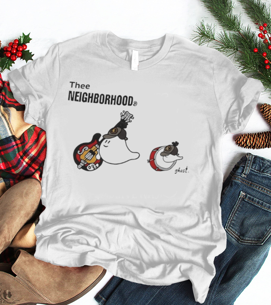 Thee Neighborhood Ghost Band Neighbourhood Ghost T-Shirt