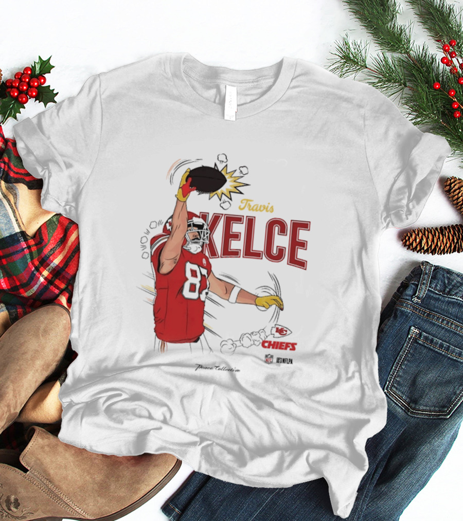 Travis Kelce Number 87 Kansas City Chiefs Football Chiefs 87 Kelce Player Catch T-Shirt