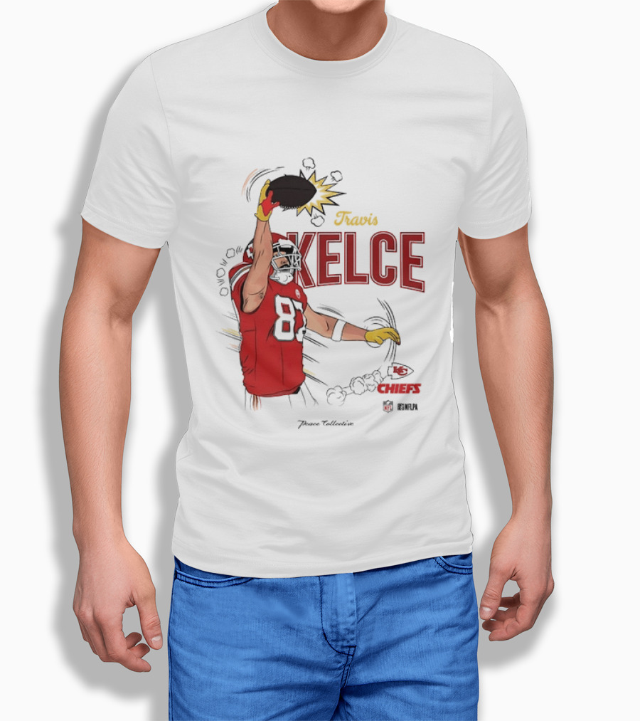 Travis Kelce Number 87 Kansas City Chiefs Football Chiefs 87 Kelce Player Catch T-Shirt