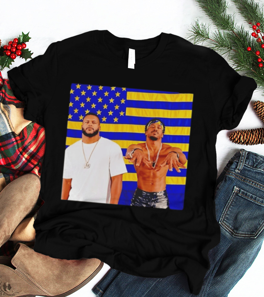 Aaron Donald And Jalen Ramsey Los Angeles Rams T-Shirt