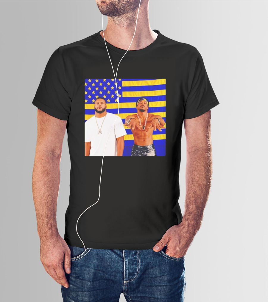 Aaron Donald And Jalen Ramsey Los Angeles Rams T-Shirt