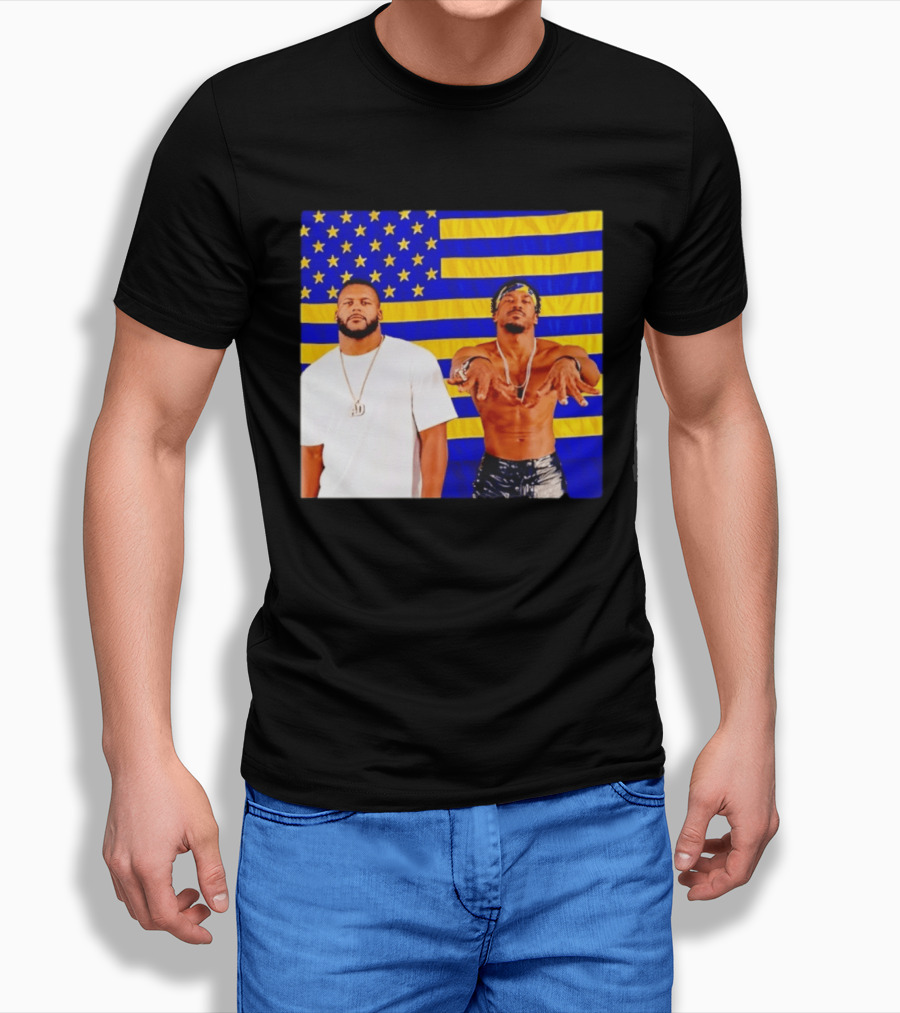 Aaron Donald And Jalen Ramsey Los Angeles Rams T-Shirt
