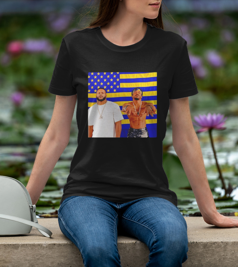 Aaron Donald And Jalen Ramsey Los Angeles Rams T-Shirt