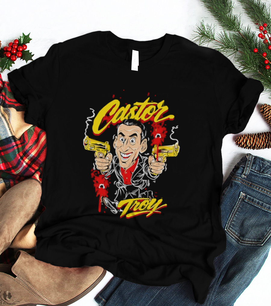 Castor Troy Face Off Nicolas Cage 90s Action Movie T-Shirt