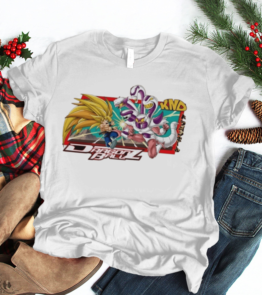 Dragon Ball Z Goku Fighting Frieza Anime T-Shirt