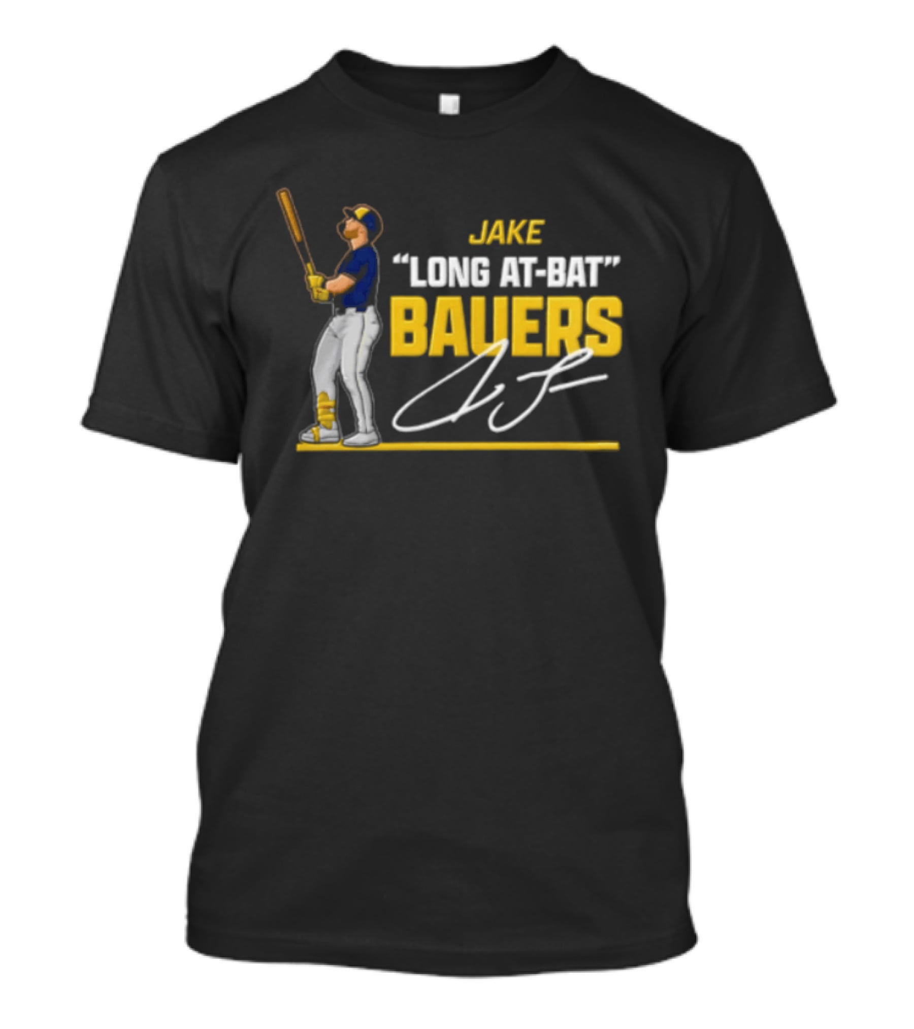 Jake Bauers Long At Bat Milwaukee Baseball Foul Territory MLB Players T-Shirt