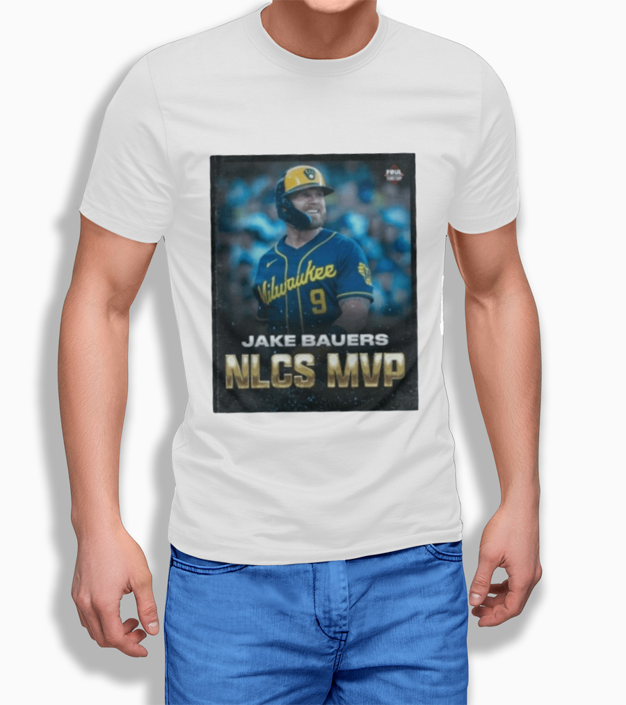 Jake Bauers Milwaukee Brewers No 9 NLCS MVP T-Shirt