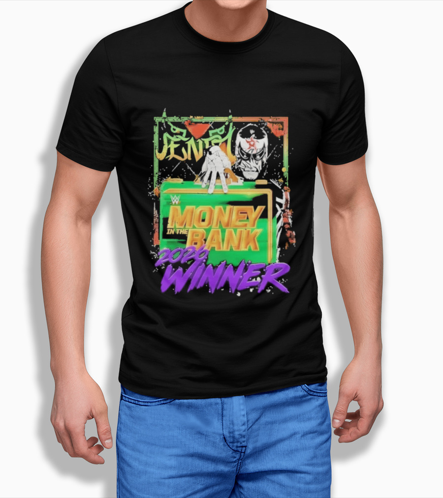 Pentagon Jr Money In The Bank 2026 Winner Wrestling T-Shirt