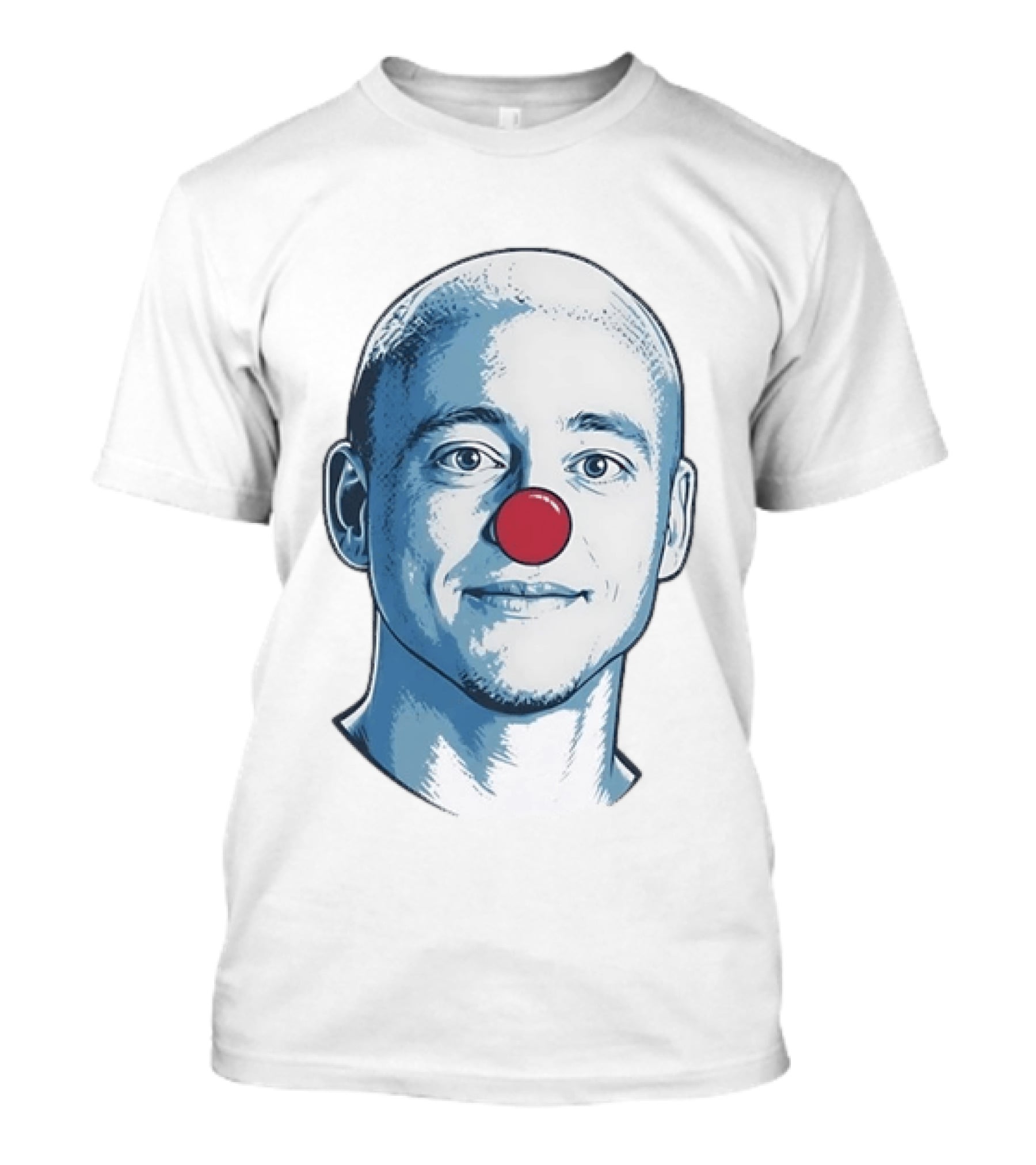 Joe Rogan With Red Nose Podcast Comedian T-Shirt
