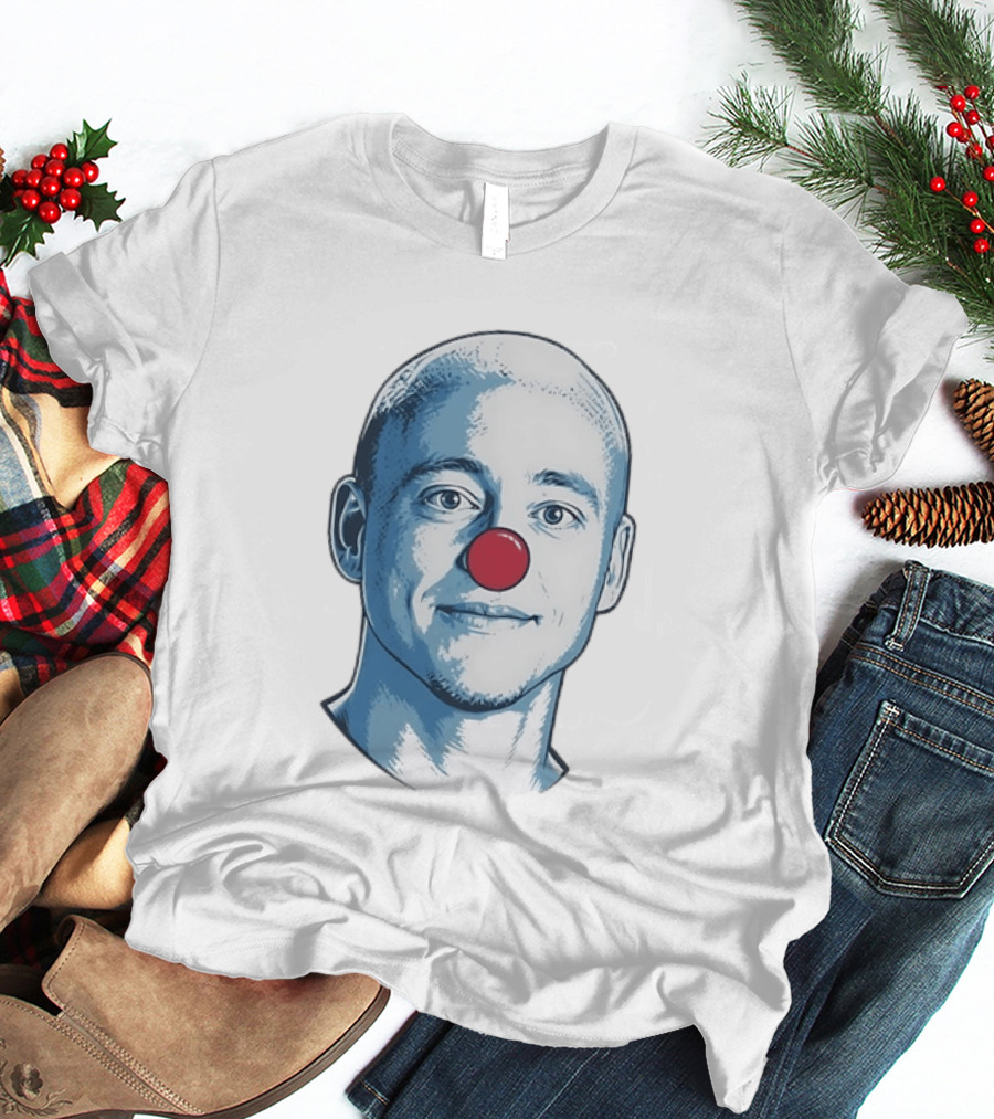 Joe Rogan With Red Nose Podcast Comedian T-Shirt