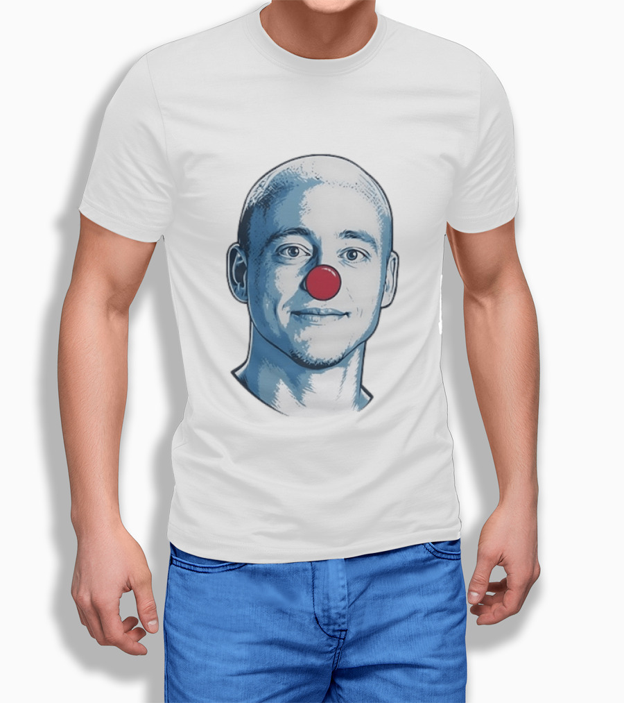 Joe Rogan With Red Nose Podcast Comedian T-Shirt