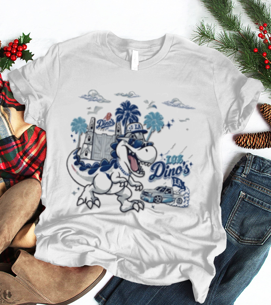 Los Dino’s Los Angeles Dodgers Baseball T-Shirt