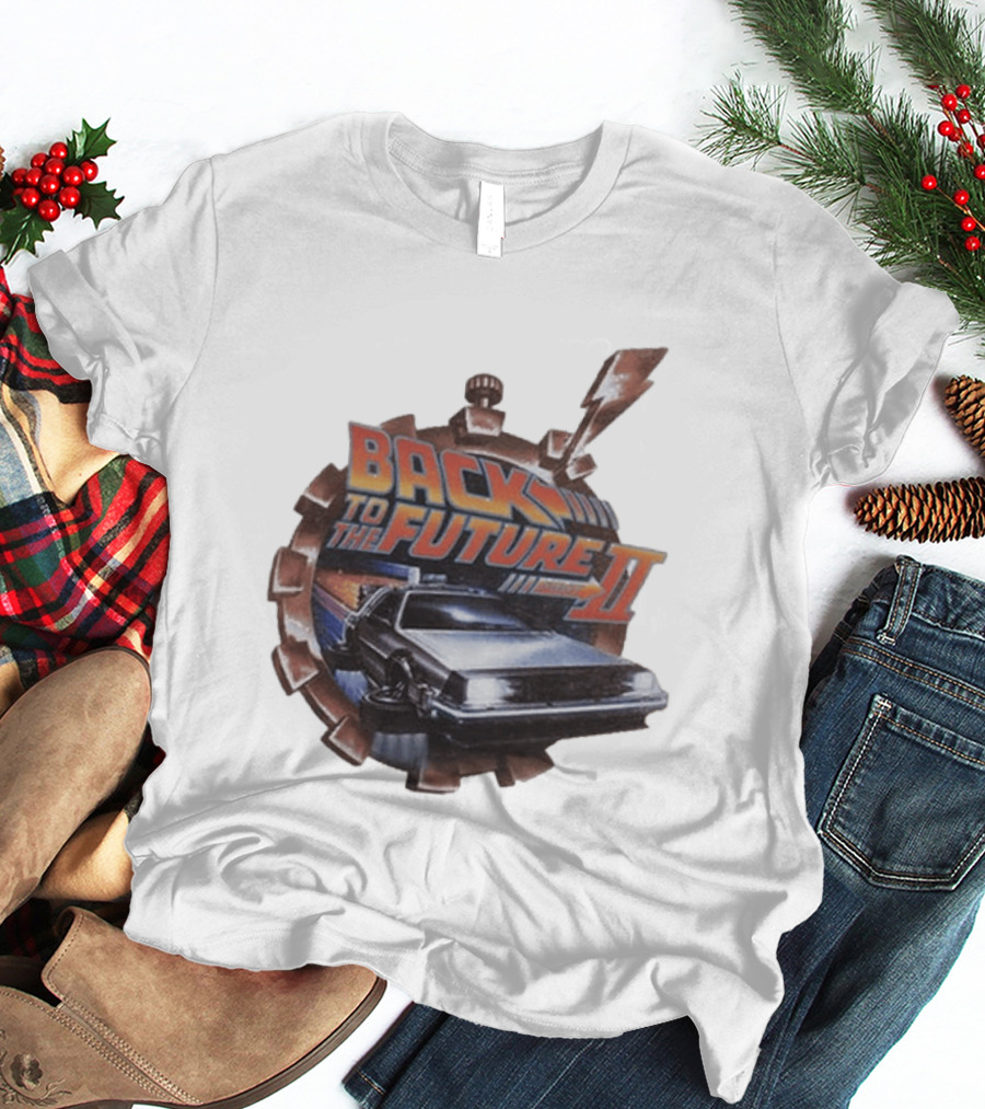 Back To The Future Part II Delorean Iconic Movie Time Travel Adventure T-Shirt