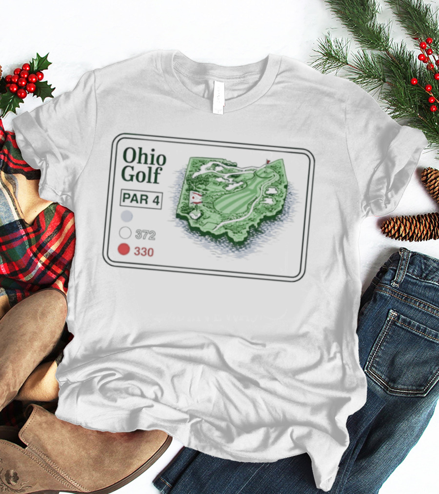 Where I’m From 2026 Ohio Golf Map T-Shirt