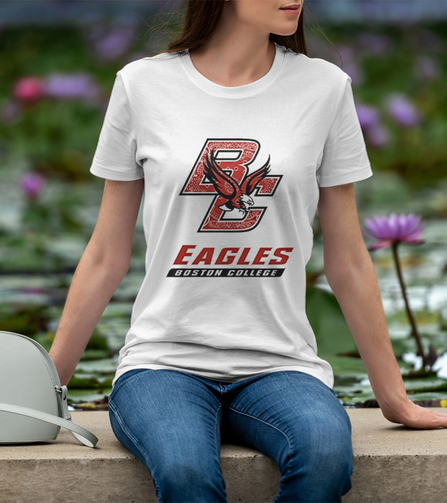 Boston College Eagles BC NCAA Red Eagle T-Shirt