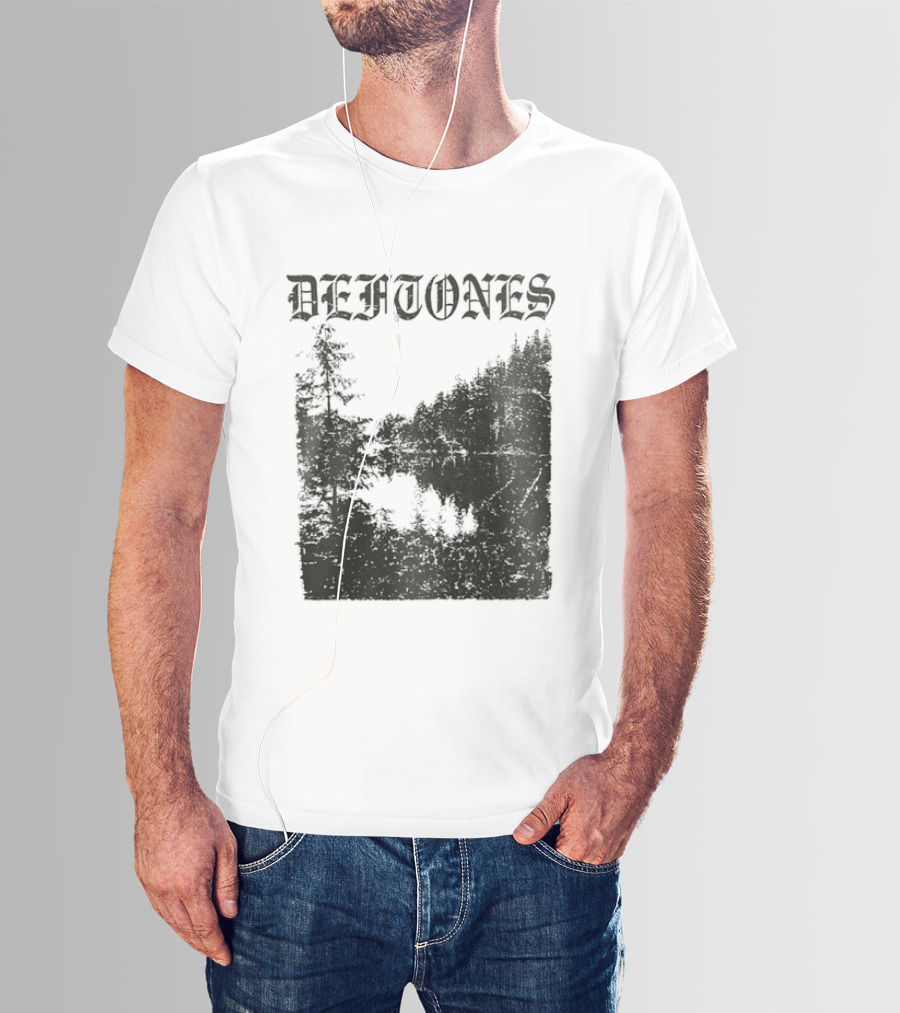DEFTONES Forest Lake Landscape Alternative Metal T-Shirt