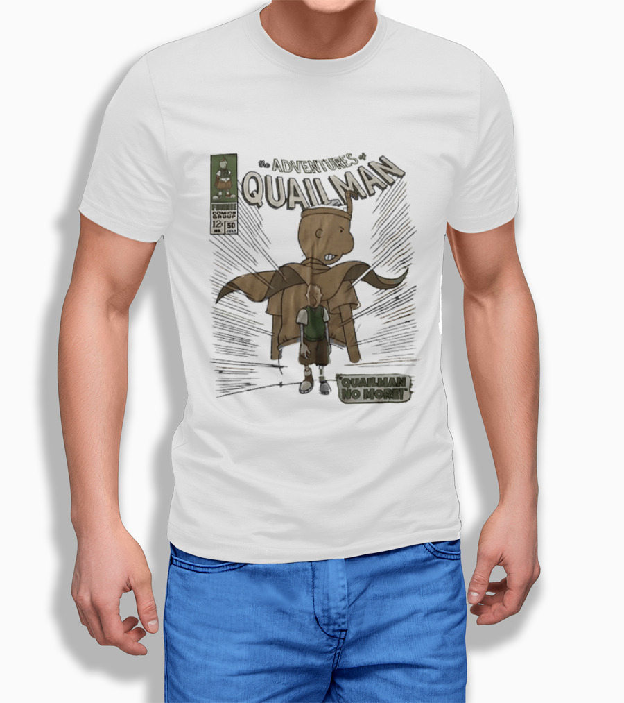 Adventures Of Quailman Quailman No More Comic Issue 12 Group 50 T-Shirt