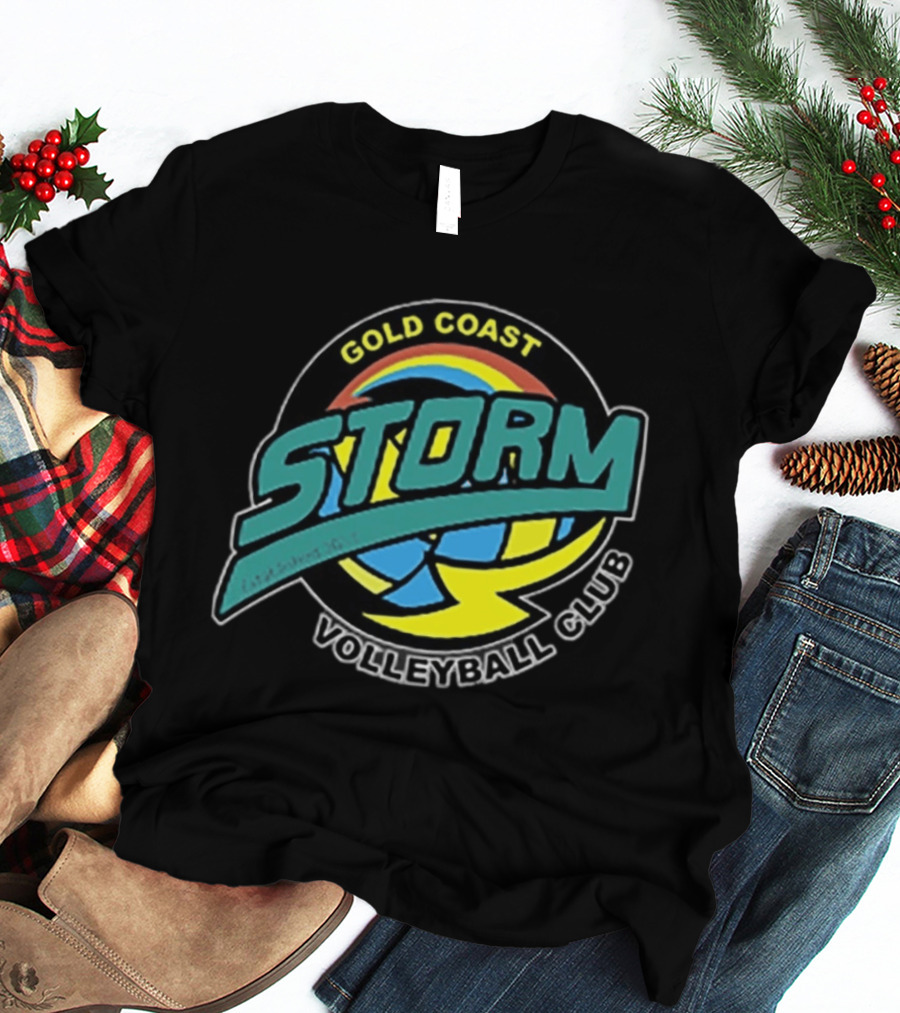 Gold Coast Storm Volleyball Club Colorful T-Shirt