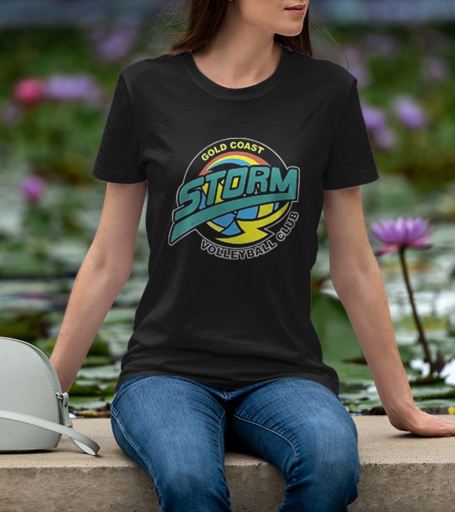 Gold Coast Storm Volleyball Club Colorful T-Shirt